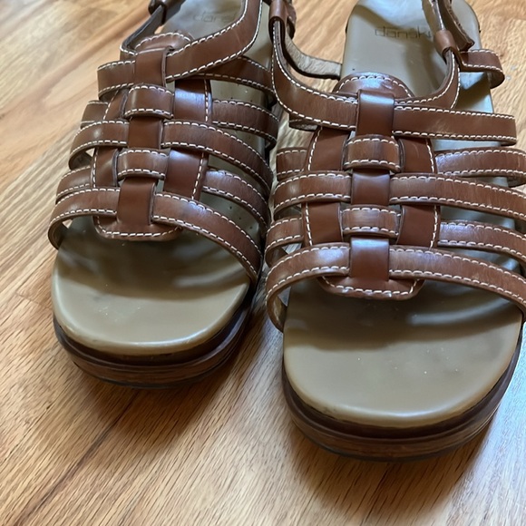 DANSKO Marion Strappy Summer Sandal brown!  Size 41 - Picture 2 of 13